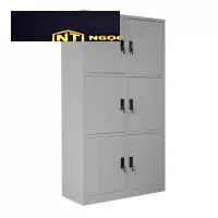 Tủ sắt sơn tĩnh điện gồm 6 khoang  TS09K6